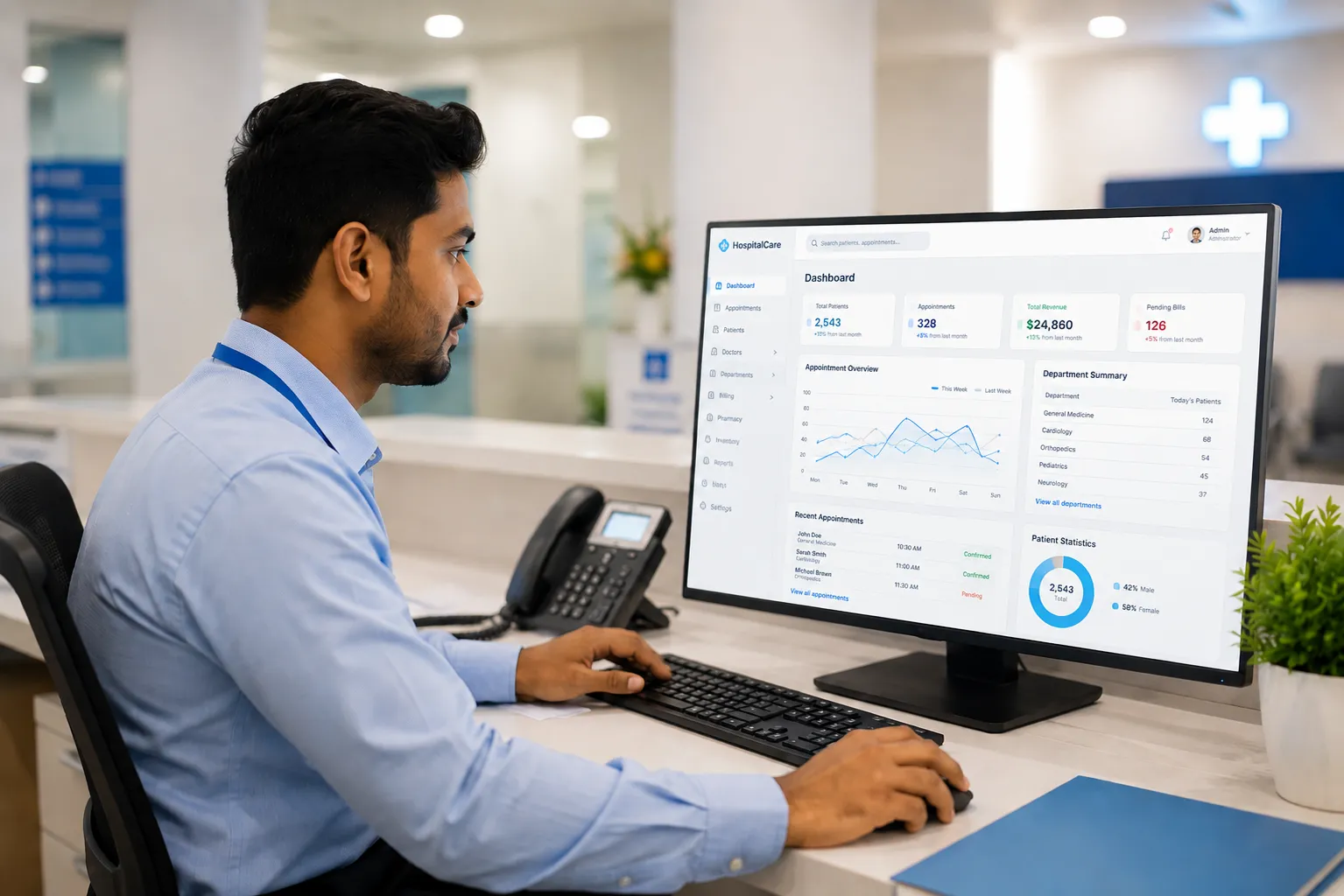 Hospital & Clinic Management Software Development in Bangladesh